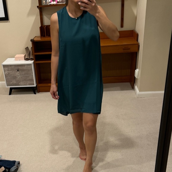 New! REVOLVE Green Sleeveless Shift Dress - Picture 5 of 13